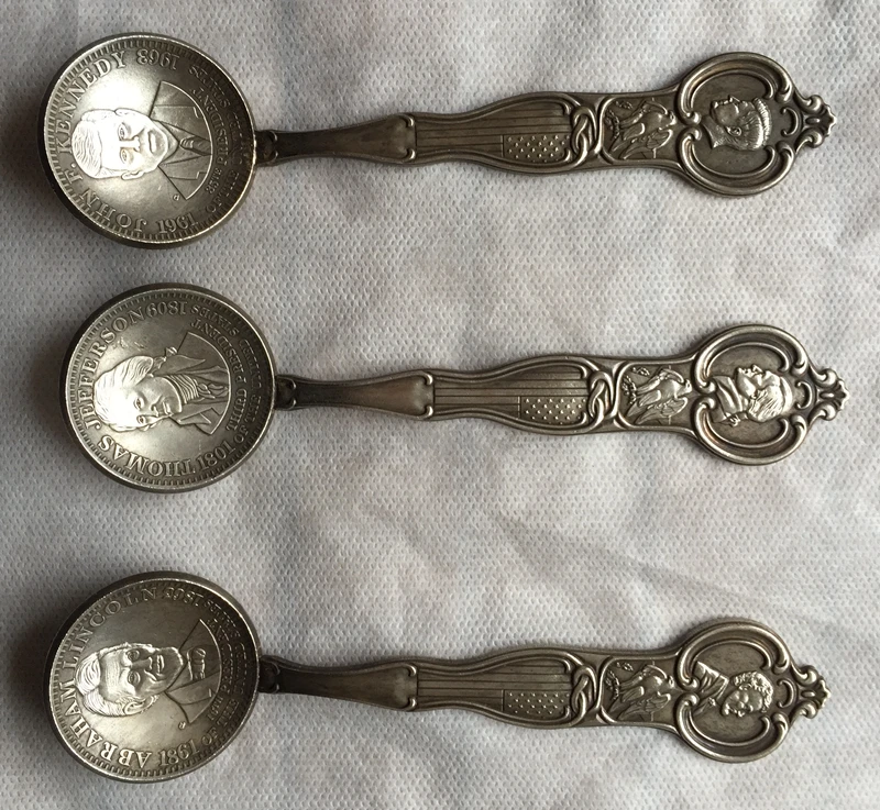 

USA 3 spoons set COINS SPOONS