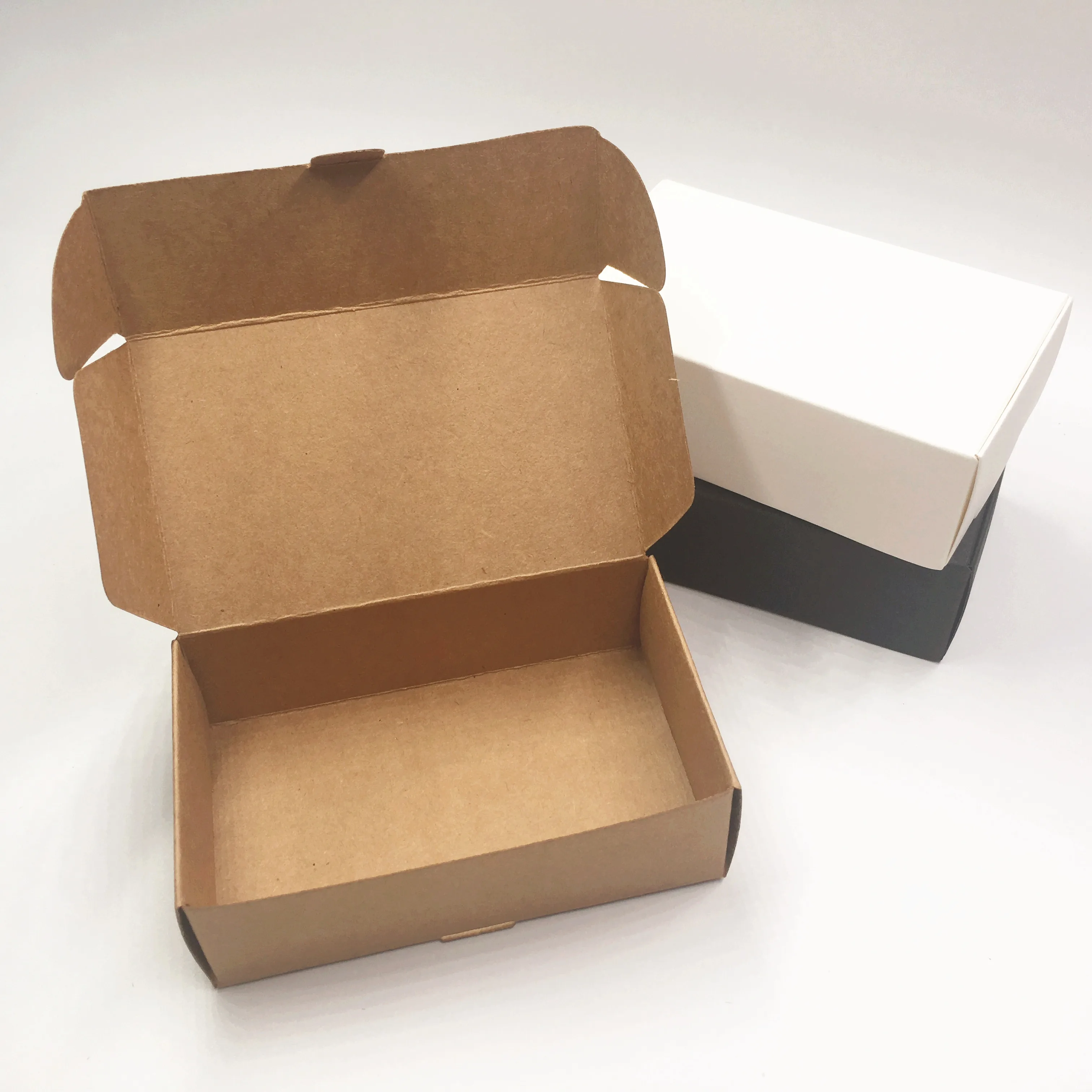 

100Pcs Retro Kraft Paper Blank Gift Packaging Boxes Wedding Handmade Diy Wrapping Cake Cardboard Boxes 11.5x7x3.5cm