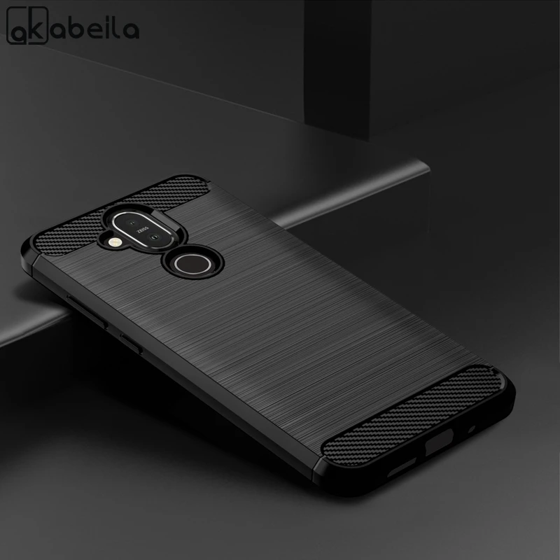 

AKABEILA Case For Nokia 7.1 Plus Case Silicon Cover For Nokia 9 PureView 2.1 3.1 3 5.1 6 6.1 7 8 9 C1 X3 X6 2018 Plus Cover