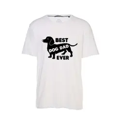 Best собака папа когда-либо, футболка с таксой для мужчин, Колбаса Собака рубашка, Wiener Костюмы Хлопок Прохладный Дизайн 3D футболки
