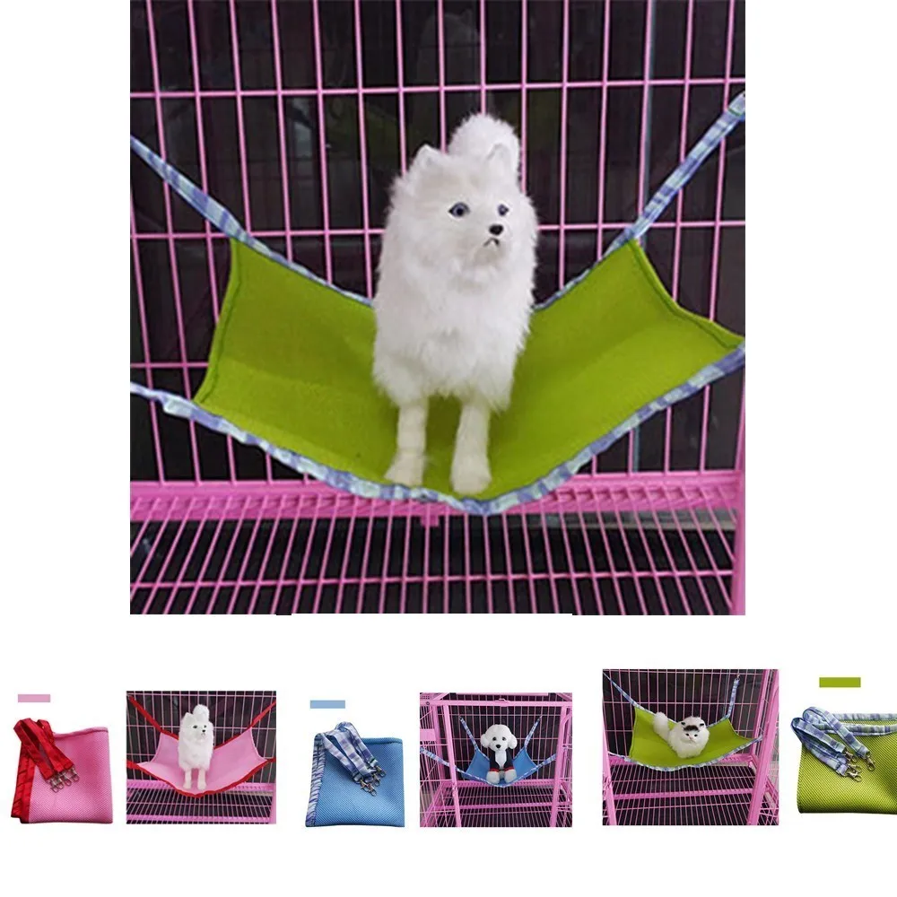 

High -Quality Pet Kitten Cat Removlable Hanging Soft Bed Kittey Rat Small Pet Chair Cage Swing Made of Breathable Mesh 3 Colors