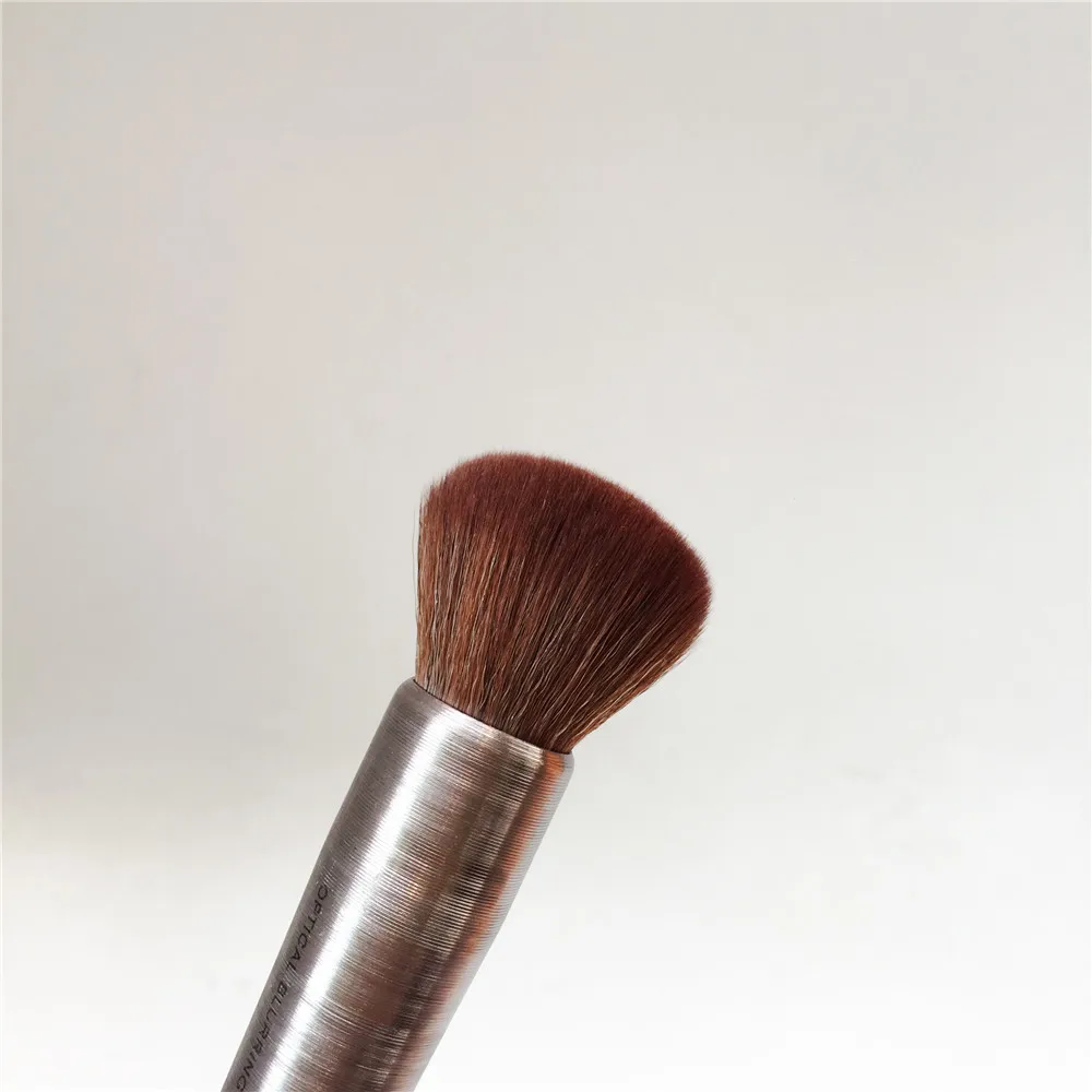 Матовый металл синтетические волосы кисти для макияжа F105 F107 F109 E205 E210 E209 L301(Пудра Тени для век Moondust коническая смешивание губ - Handle Color: UD-F105
