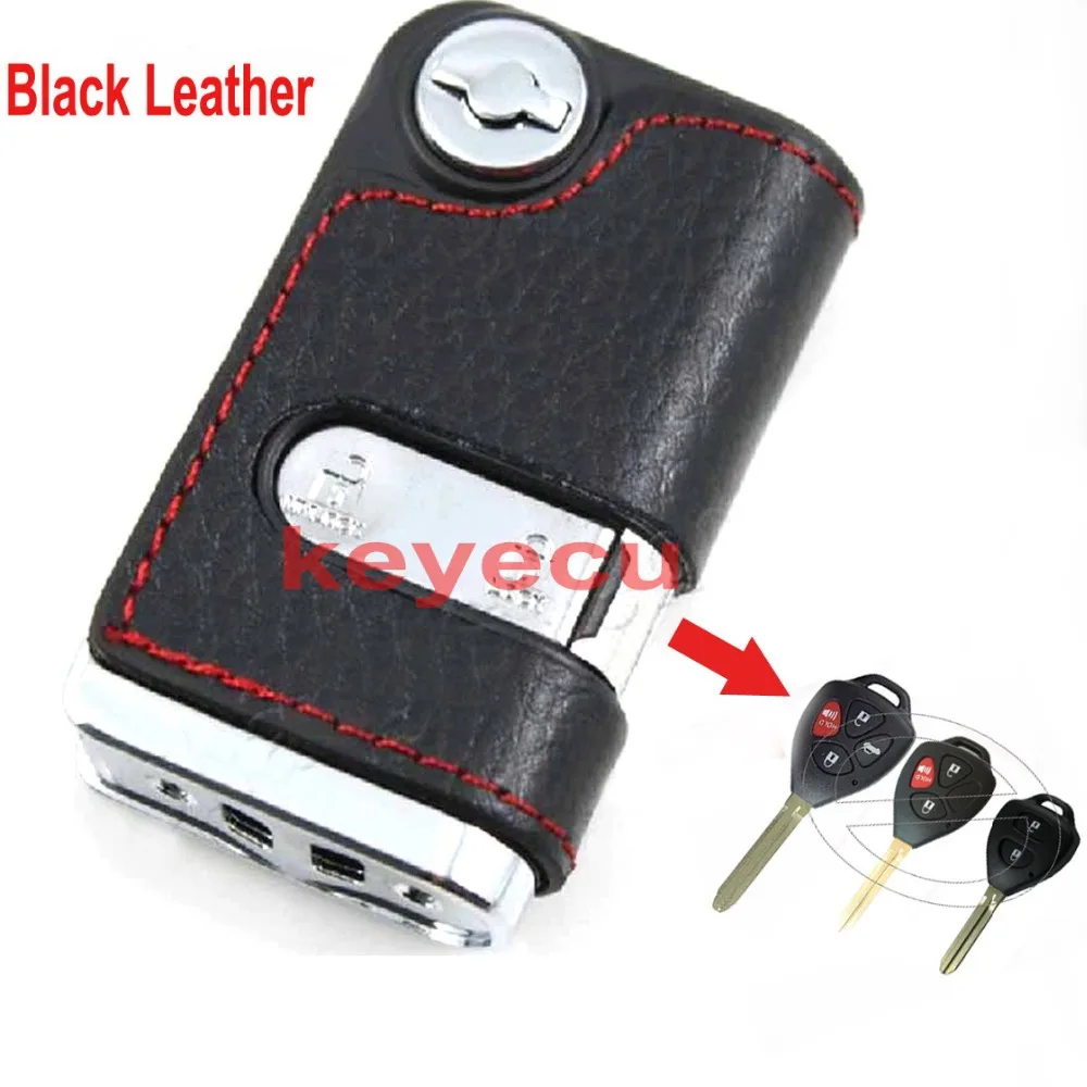 Prix pour D'entrée sans clé Pliage Modifié Retourner Coquille Principale À Distance 2-4 Bouton pour TOYOTA Camry RAV4 Scion Carbone Recouvert De Fibers-noir En Cuir Prix pour D'entrée sans clé Pliage Modifié Retourner Coquille Principale À Distance 2-4 Bouton pour TOYOTA Camry RAV4 Scion Carbone Recouvert De Fibers-noir En Cuir