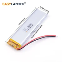 3.7V 522365 900mAh Rechargeable Lithium Li-ion Polymer Battery 1