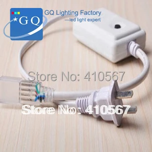 

5050 RGB Power plug 110v 120v 220 v 230v 240v LED strip light String ribbon bundle light lamp lighting