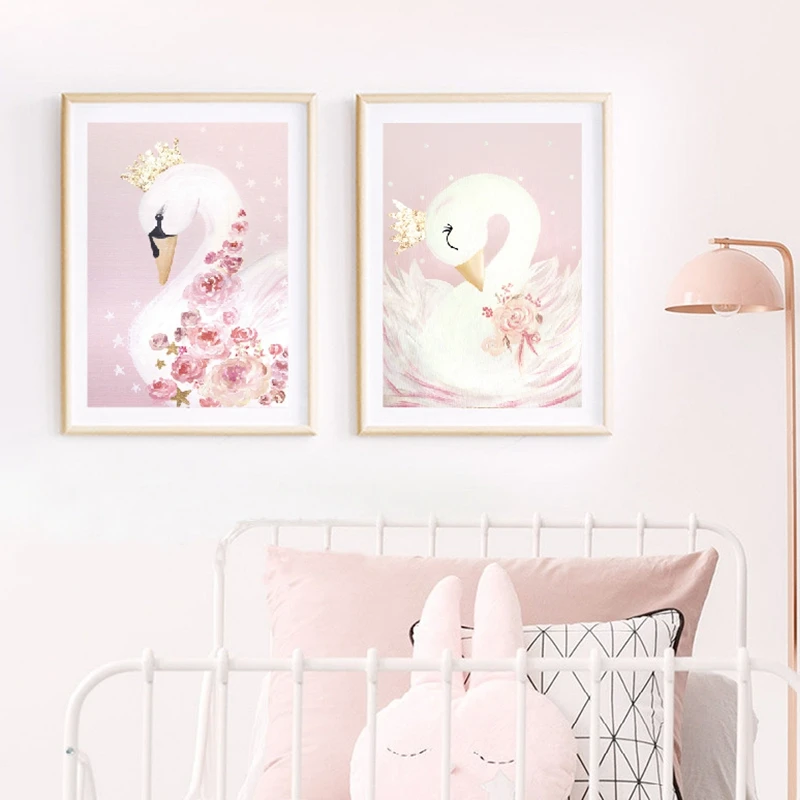swan princess nursery decor
