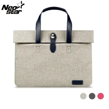 

Fashion Waterproof Sleeve Laptop Bag Case 13 15 For Macbook For Lenovo Notebook Mouse Tablet Carry Pouch Cover Women Handlebag