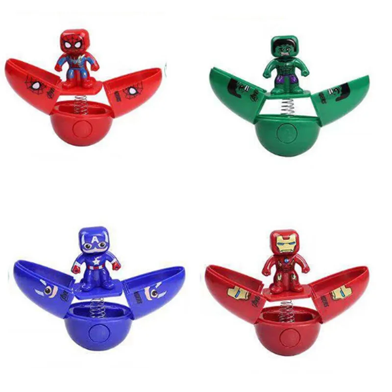 Avengers 4 Endgame Hulk Thanos Captain America launcher Capsule doll cracking bouncing egg action figures toys for children Avengers 4 Endgame Hulk Thanos Captain America launcher Capsule doll cracking bouncing egg action figures toys for children