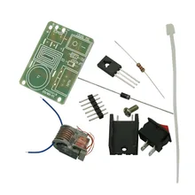 15кВ генератор высокого напряжения, повышающий инвертор, дуговая сигарета, катушка зажигания, модуль трансформатора, электронные детали, набор 3,7 в, DIY Kit