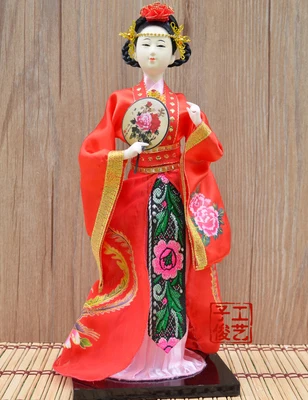 Китайский стиль, антикварное платье, кукла, игрушка династии Цин, принцесса, Пекинский дворец, Подарочная комната, декоративное украшение, ручная работа - Цвет: 17