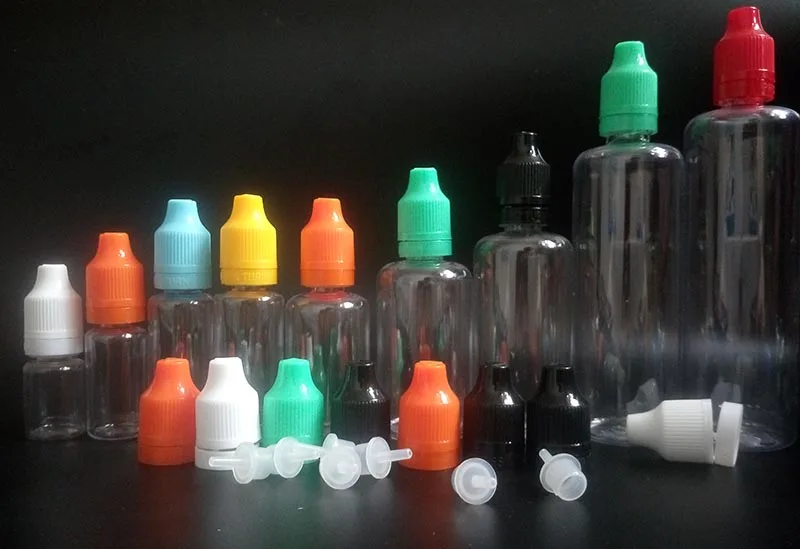 

PET Empty Dropper bottles 5ml 10ml 15ml 20ml 30ml 50ml 60ml 100ml 120ml Tamper Evident Child Proof for E juice Liquid bottles