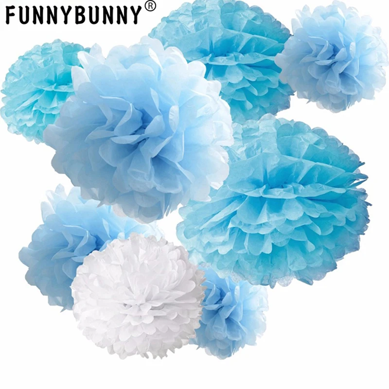 FUNNYBUNNY 20 см тканевая подвесная бумага цветочный шар для свадьбы вечеринки
