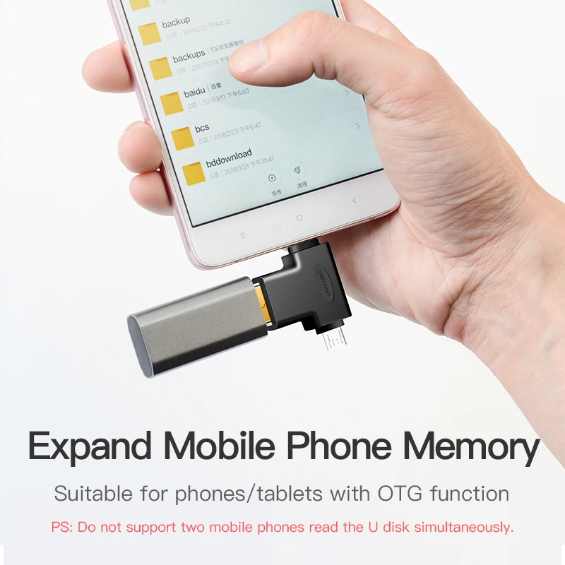 Кабель адаптер Vention USB 3 0 OTG 2 в 1 Micro Type C кабель конвертер для Xiaomi One Plus Nexus 6P C|Кабели