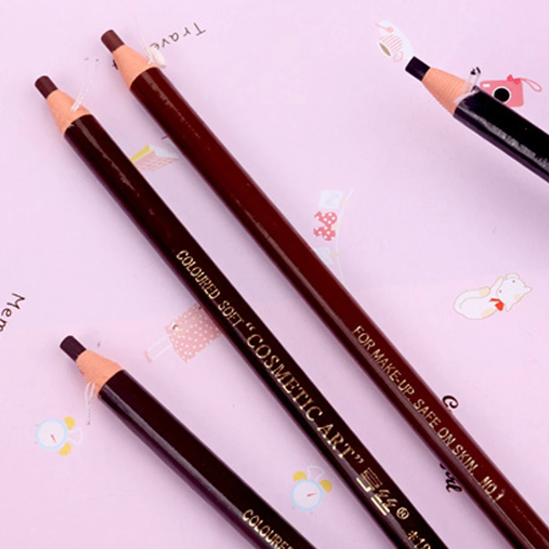 

1PC Microblading eyebrow pencil waterproof permanent makeup eyebrow pencil positioning lip eyebrow cijas maquillaje