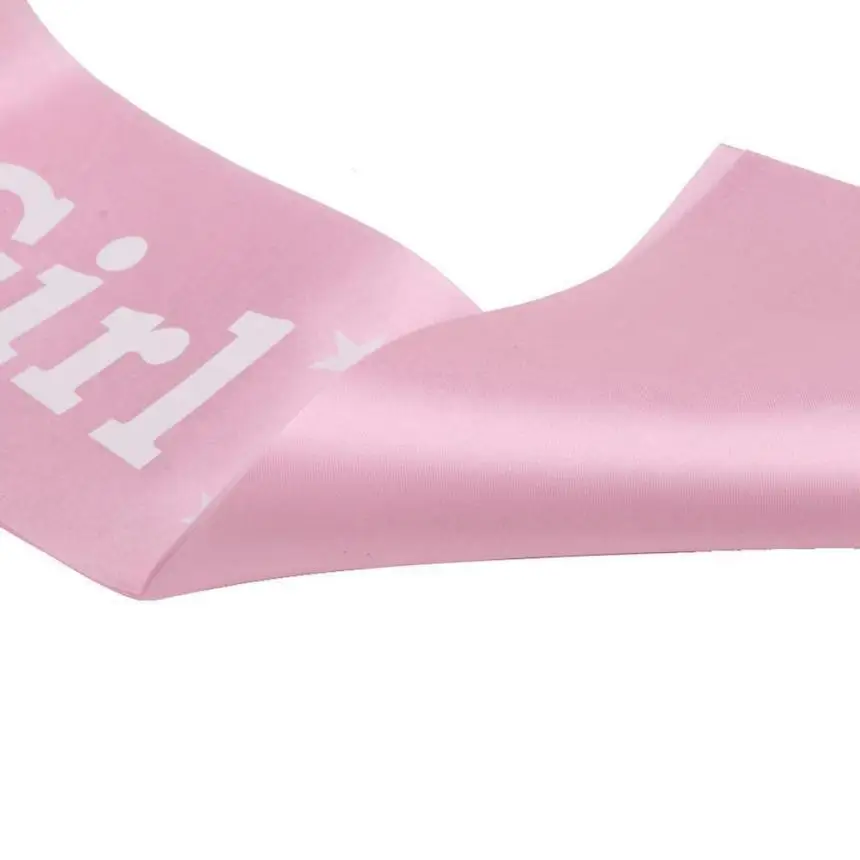 Розовая лента для дня рождения девушка плечевой ремень вечерние украшения подарок лента баннер 10,30