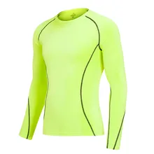 LIDONG новая спортивная рубашка для бега для мужчин с длинным рукавом для фитнеса и баскетбола, термо для мышц, бодибилдинг, тренировка, компрессионные колготки