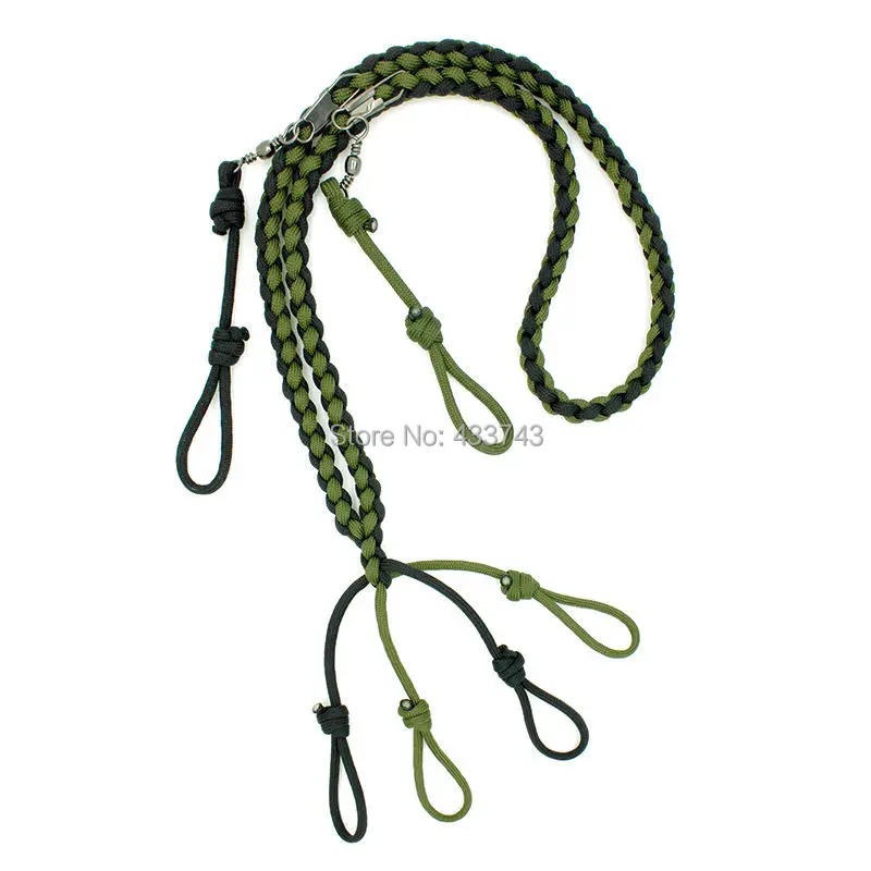 Braided Game Call Lanyard Hunting Duck Goose Calls Lanyard 6 Loop