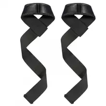 1 пара тяжелой атлетики наручный ремешок подъемные ремни защита талии ремень с неопреновой мягкой нескользящей тяжелой атлетики ручной бар тренажерный зал