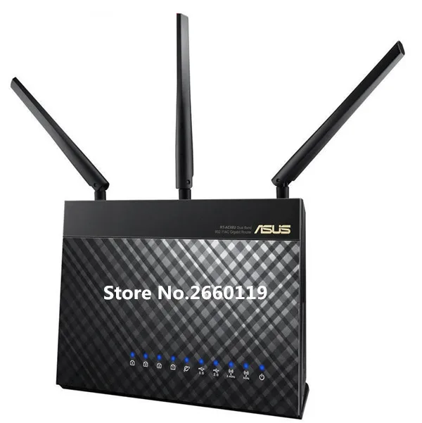High quality For ASUS RT-AC68U AC1900 Dual-band Gigabit wireless WIFI router asus rt ac68u wireless router