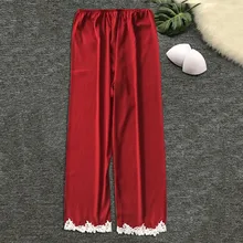 Женские пижамные штаны сексуальное кружевное белье пикантное нижнее белье, Белье для сна брюки для пижамы Pantalones Pijama Mujer пижамные брюки женские