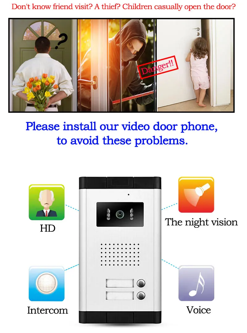 color video door phone
