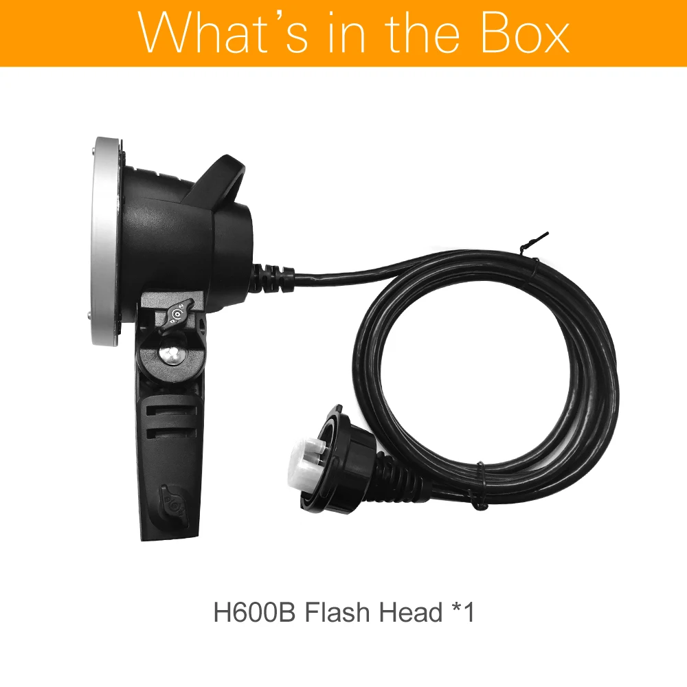 Крепление Godox H600B Bowens для беспроводной стробоскопической вспышки AD600B AD600BM