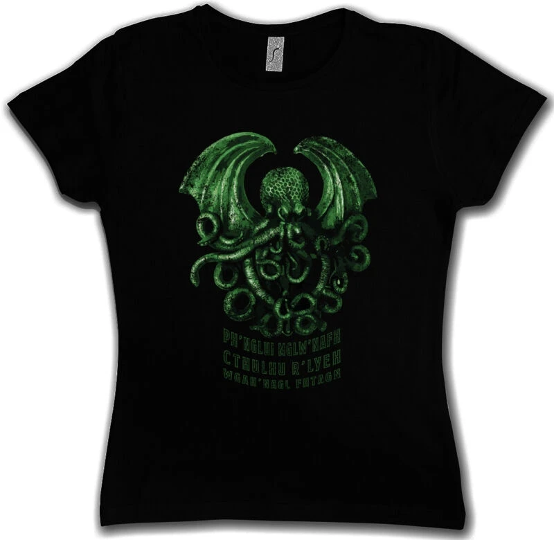CTHULHU RLYEH Женская футболка из фильма ужас Аркхэм Lovecraft Miskatonic |