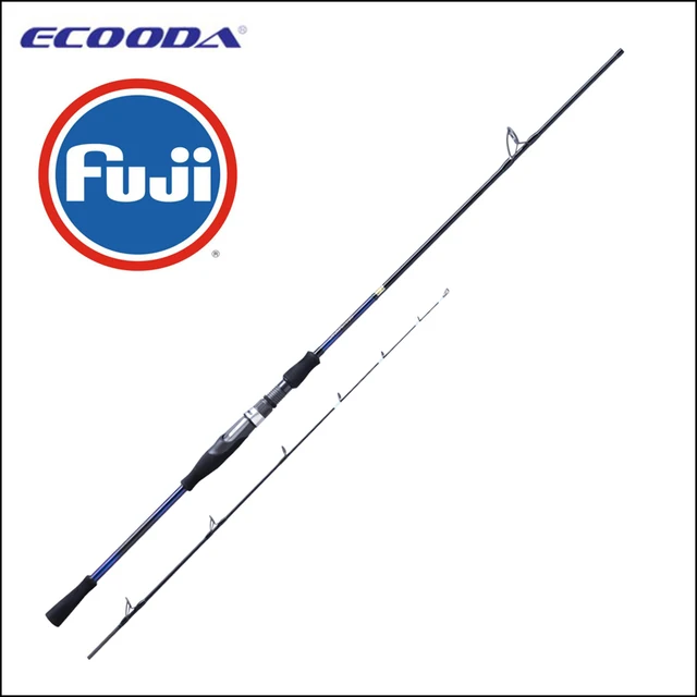 Cheap express shipping Ecooda pure FUJI components sea classic offshore boat fishing rod spinning 1.75m 2m 2.3m