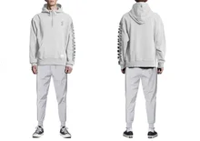 

Juventus 2019 New Style Men Football Jerseys Causal Hooded Top with Zipper Solid Sportswear with Logo on Shoulder 2 Colors