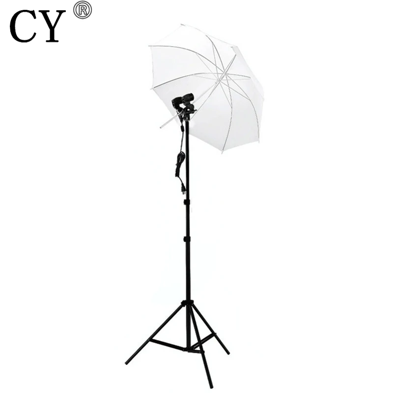 

CY Photography Studio Kits Light Stand +Translucent Umbrella+Twin Umbrella Holder Bracket Photo Studio Set Hot Selling