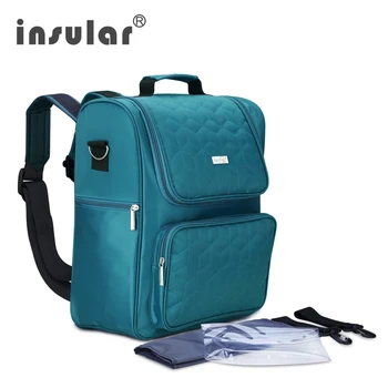 

Insular Large Capacity Maternal Diaper Bag Baby Stroller Carriage Bags Mummy Nursing Care Organizer Backpack Travel Handbag