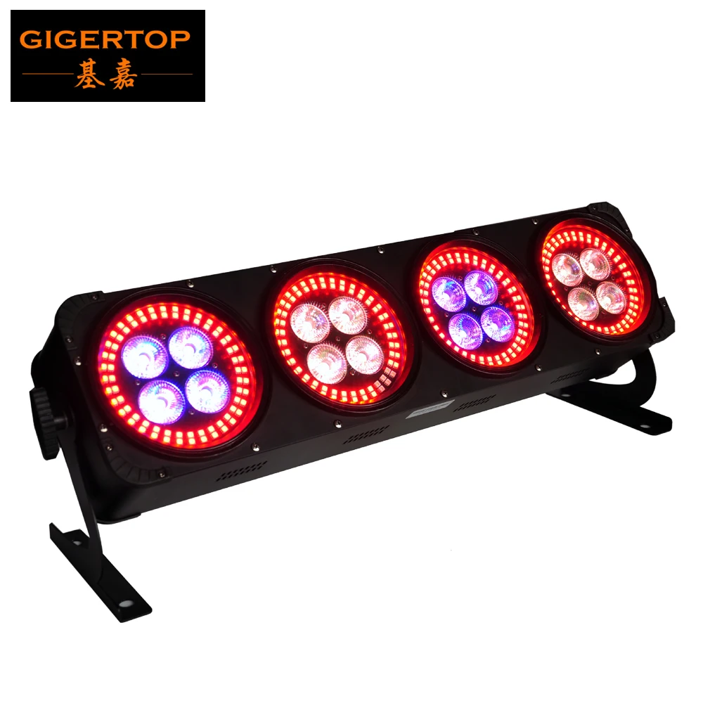 Gigertop новый светодиодный свет 16X12W 6в1 Led + 288X0 2 W 3в1 RGB Гладкий диммер пиксель