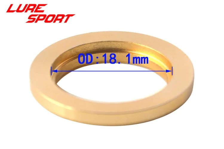 LURESPORT 10 шт. алюминиевое кольцо катушка сиденье обшивка кольцо проверка ветра шаг внутри стержня строительный компонент ремонт Стержень DIY аксессуар