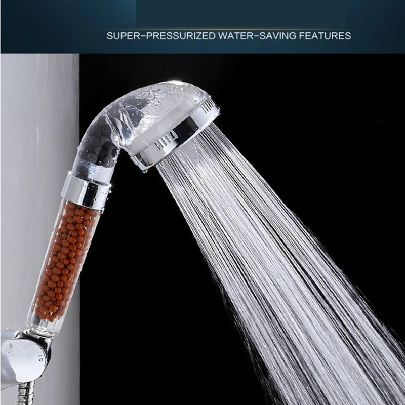 

1 Pcs High-Quality Transparent Water-saving Shower Head Handheld Bath Shower Nozzle Sprinkler Bathroom Accessories Sets Hot Sale