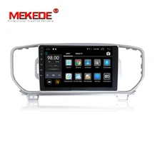 Andriod 7.1 система 9-дюймовый dvd-плеер автомобиля с бесплатной map GPS Bluetooth 4 г Wi-Fi радио для Kia sportage 2015-2017