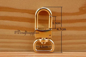 

Lobster Clasps Clips Claw purse hooks Swivel snap hook Gold 10pcs T10