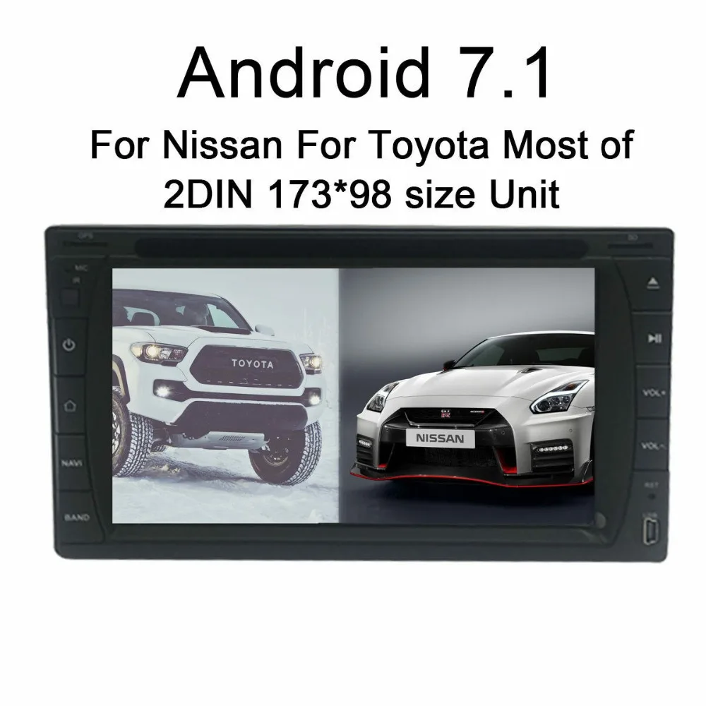 

Android 2 din 173*98 universal car dvd player gps navigation car stereo car radio video player streeing wheel control RDS