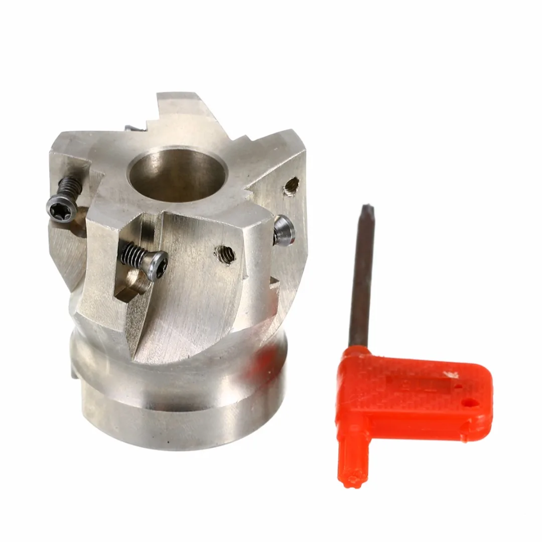 

1pc BAP400R-50-22-5F Indexable Face Milling Cutter + 1pc T15 Wrench for APKT 1604 Insert