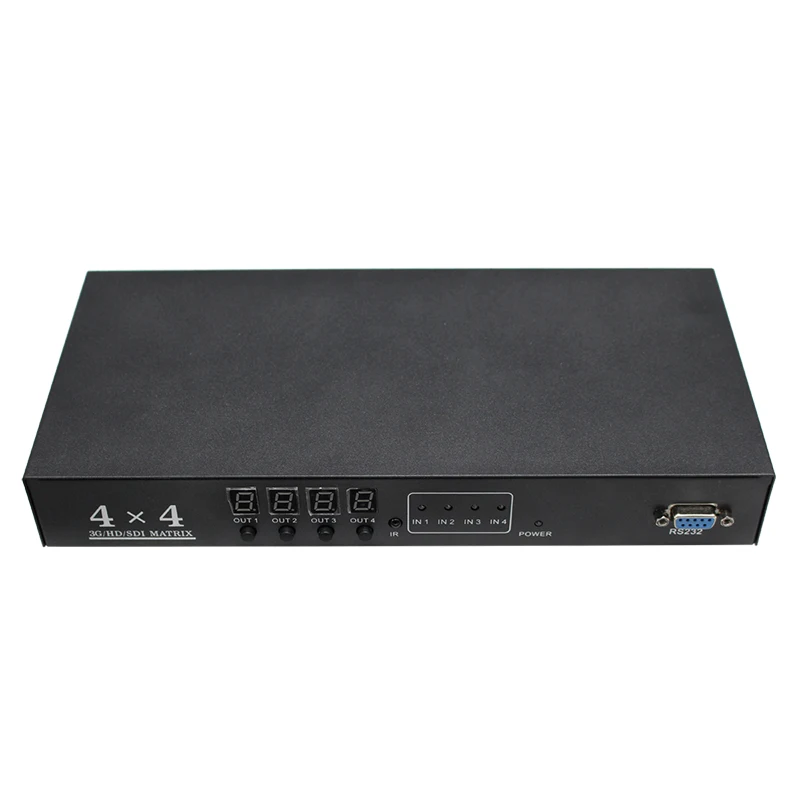 Wiistar HD матричный коммутатор 4X4 Слот плагин SDI 1080 P видео RS232 Ethernet ИК-пульт дистанционного Управление
