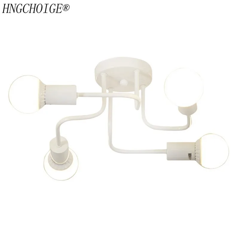 

Retro 4-head Ceiling Light Loft Nordic Pipe Wrought Iron Lamp For Home Restaurant Cafe Bar Room
