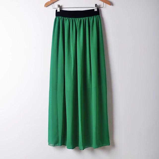 US $5.98 49% OFF|20 kolory nowa moda kobiety lato odzież czeski w pasie szyfonowa długa Maxi spódnica dziewczyna plisowana Ruched spódnica US $5.98 49% OFF|20 kolory nowa moda kobiety lato odzież czeski w pasie szyfonowa długa Maxi spódnica dziewczyna plisowana Ruched spódnica