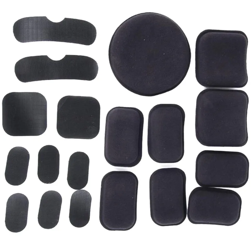 

19Pcs/set EVA Combat Paintball portable Tactical Military Helmet Pads Hunting Helmet Protective Pad