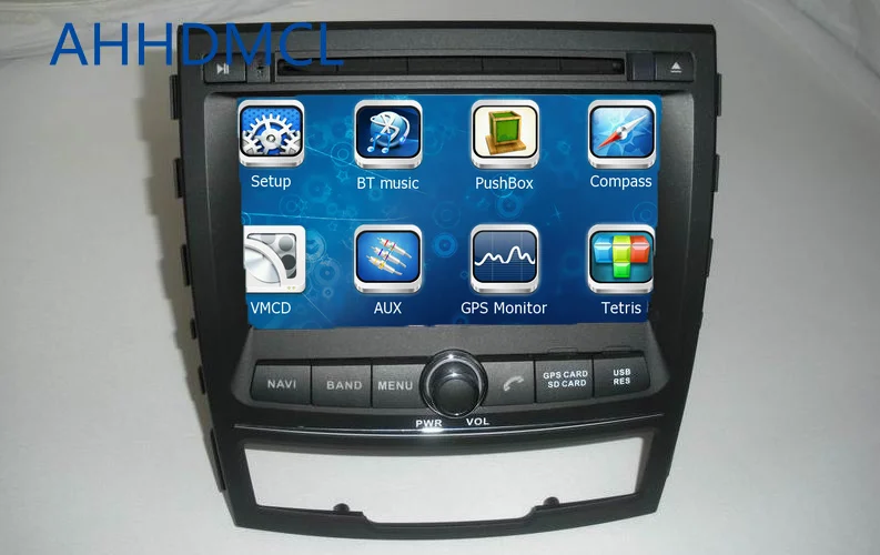 Perfect AHHDMCL Car Multimedia Player DVD Stereo Audio Radio GPS Navigation For SSANGYONG Korando 2010 2011 2012 1
