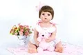 Boneca do Bebê Brinquedo para a Menina Presente de Aniversário Silicone Cheio Reborn Boneca Vinil Recém-nascidos Bebês Princesa Criança Bebe Vivo 55cm 5 brinquedo para a menina boneca vinil recém-nascidos