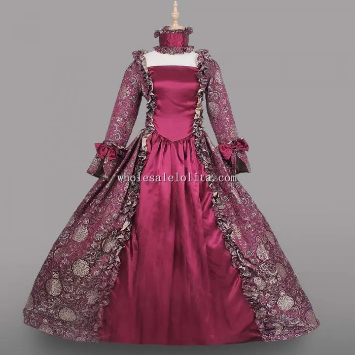 

Georgian Gothic Dress Prom Gown Wedding Theatre Party Dress