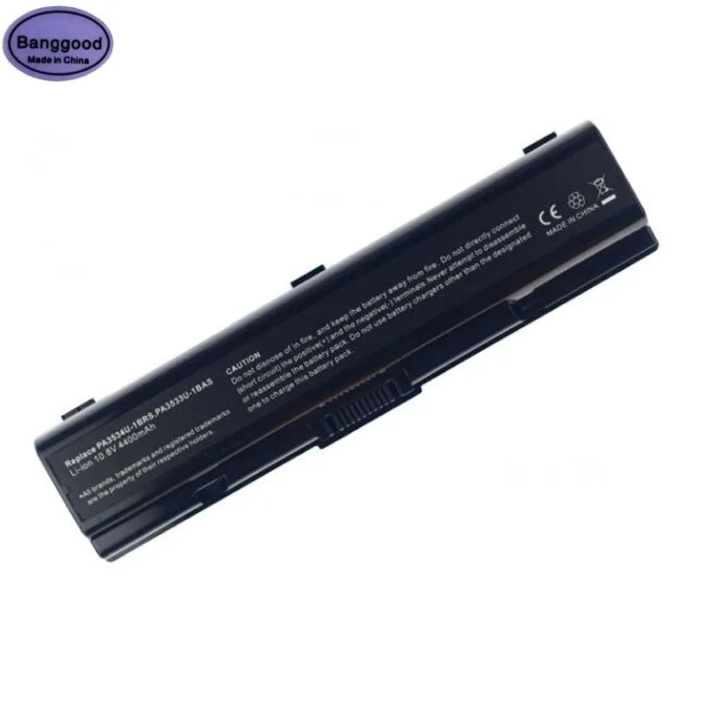 

10.8V 4400mAh Laptop Battery for Toshiba PA3533U-1BAS PA3534U-1BAS PA3534U-1BRS Satellite A200 A205 A210 L202 L500 L450D A300