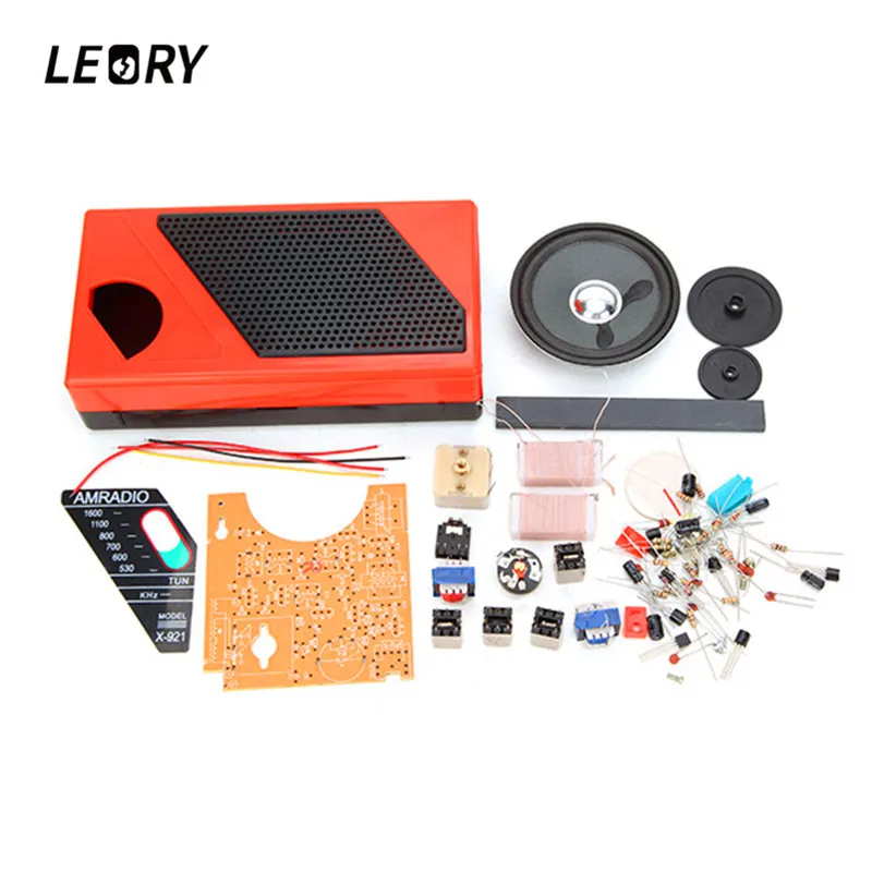 

LEORY DIY 8 Tube Radio Kit Electronic Spare Part Radio Accessorries 145 x 75 x 35mm