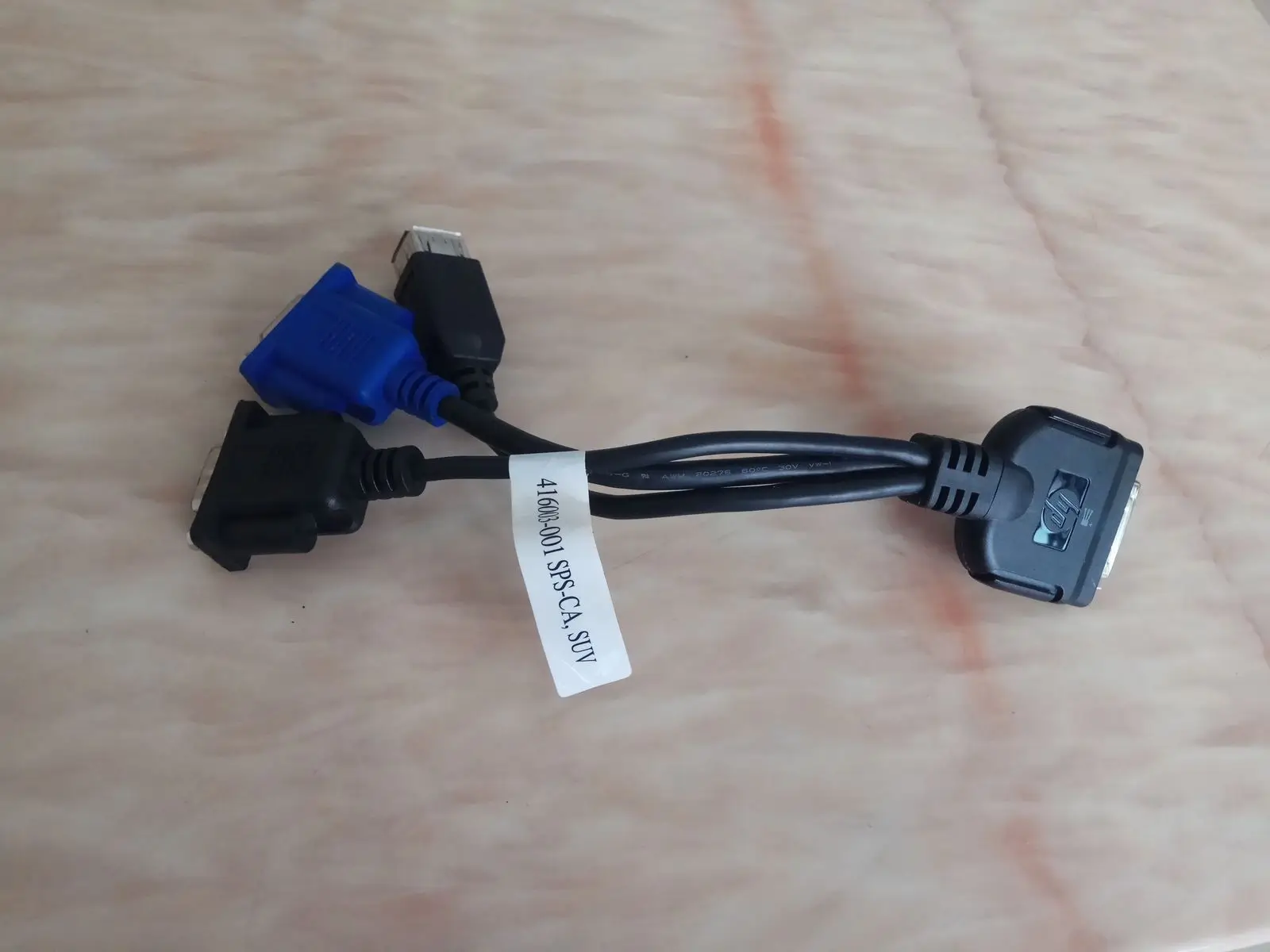 Кабель Morepartsupply для HP 409496-001 локальный диагностический кабель I/O SPS-CA SUV 4 C3000 SPN:416003-001