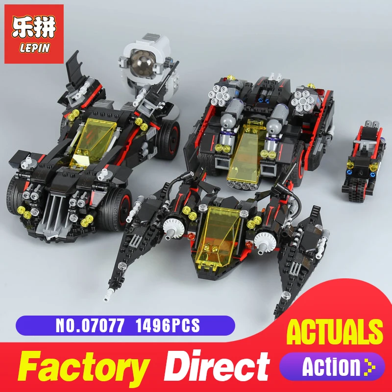 

Lepin 07077 Batman The Movie Series The Ultimate Batmobile Set DIY LegoINGly Educational toys Building Blocks Bricks Model 70917