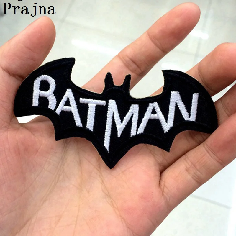 

Prajna Rock Band Patch Batman Iron On Batman Embroidered Patches For Clothes Fabric Jacket Bag Ironing Stalker Patches Badge DIY